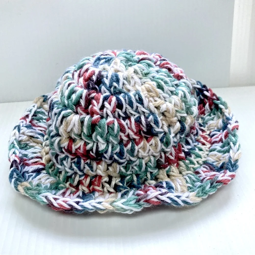 Warm Hat Handmade Crocheted Toddler Girl
